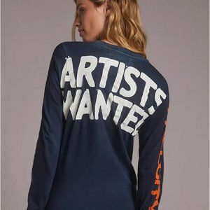 Anthropologie FREECITY Women’s Artists Wanted Super Vintage Tee
